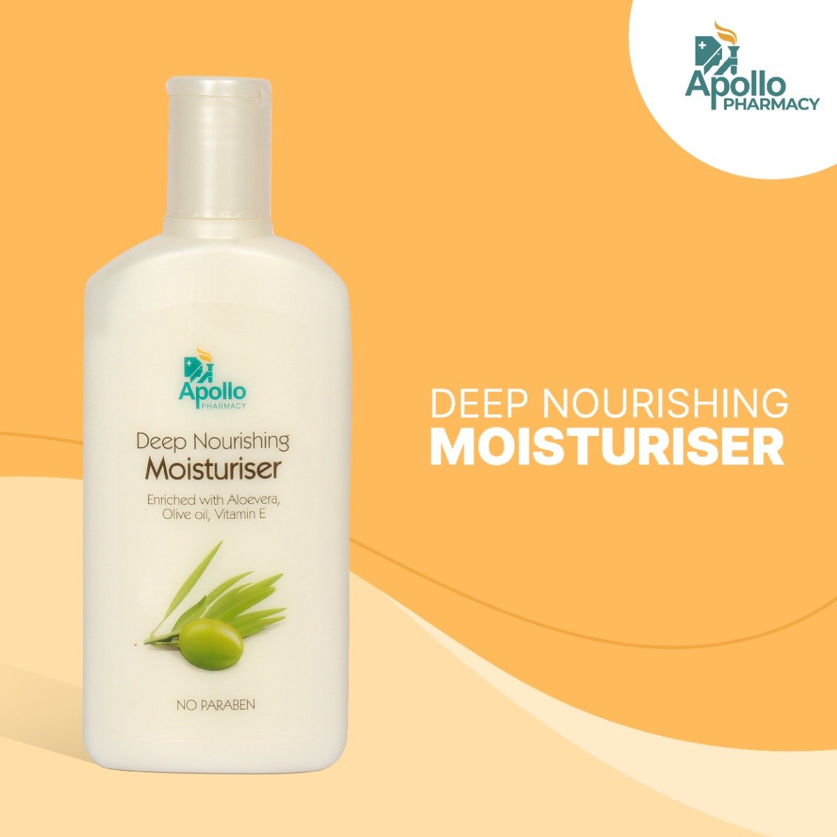 Apollo Pharmacy Deep Nourishing Moisturiser, 200 ml, Pack of 1 Apollo Pharmacy Deep Nourishing Moisturiser, 200 ml, Pack of 1