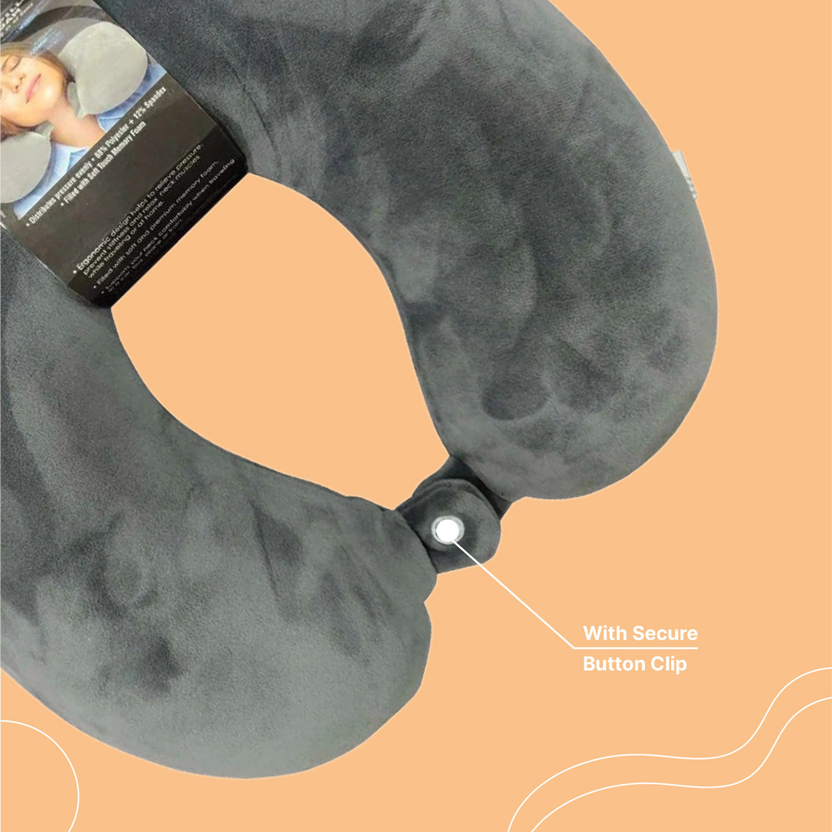 Apollo Pharmacy Travel Neck Pillow Universal, 1 Count, Pack of 1 Apollo Pharmacy Travel Neck Pillow Universal, 1 Count, Pack of 1