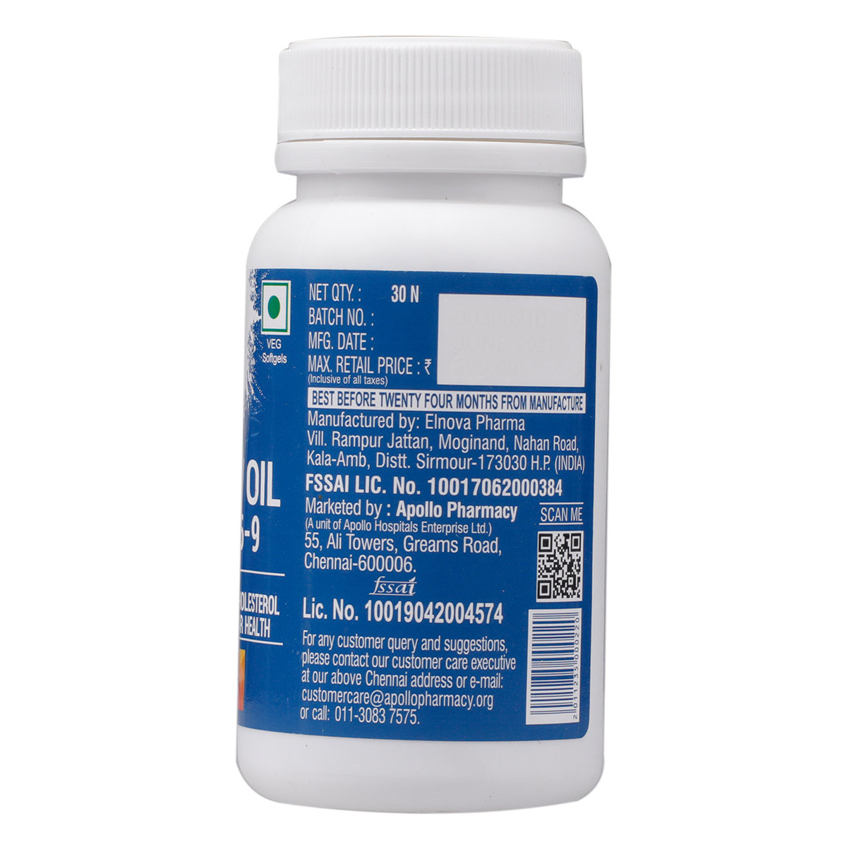 Apollo Life Flaxseed Oil Omega 3-6-9 1000 mg, 30 Capsules, Pack of 1 Apollo Life Flaxseed Oil Omega 3-6-9 1000 mg, 30 Capsules, Pack of 1