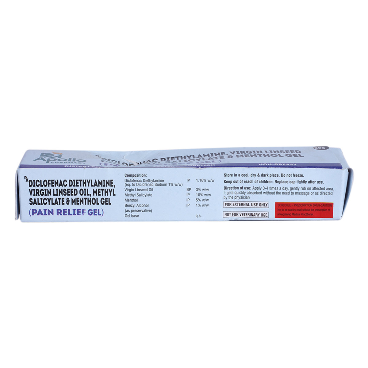 Apollo Pharmacy Pain Relief Gel, 30 gm, Pack of 1 Apollo Pharmacy Pain Relief Gel, 30 gm, Pack of 1