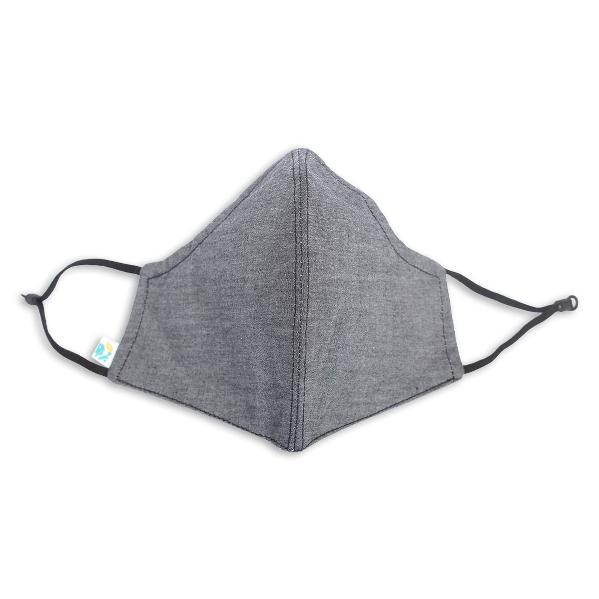 Apollo Life Reusable 4ply Grey Face Mask, 2 Count, Pack of 1 Apollo Life Reusable 4ply Grey Face Mask, 2 Count, Pack of 1