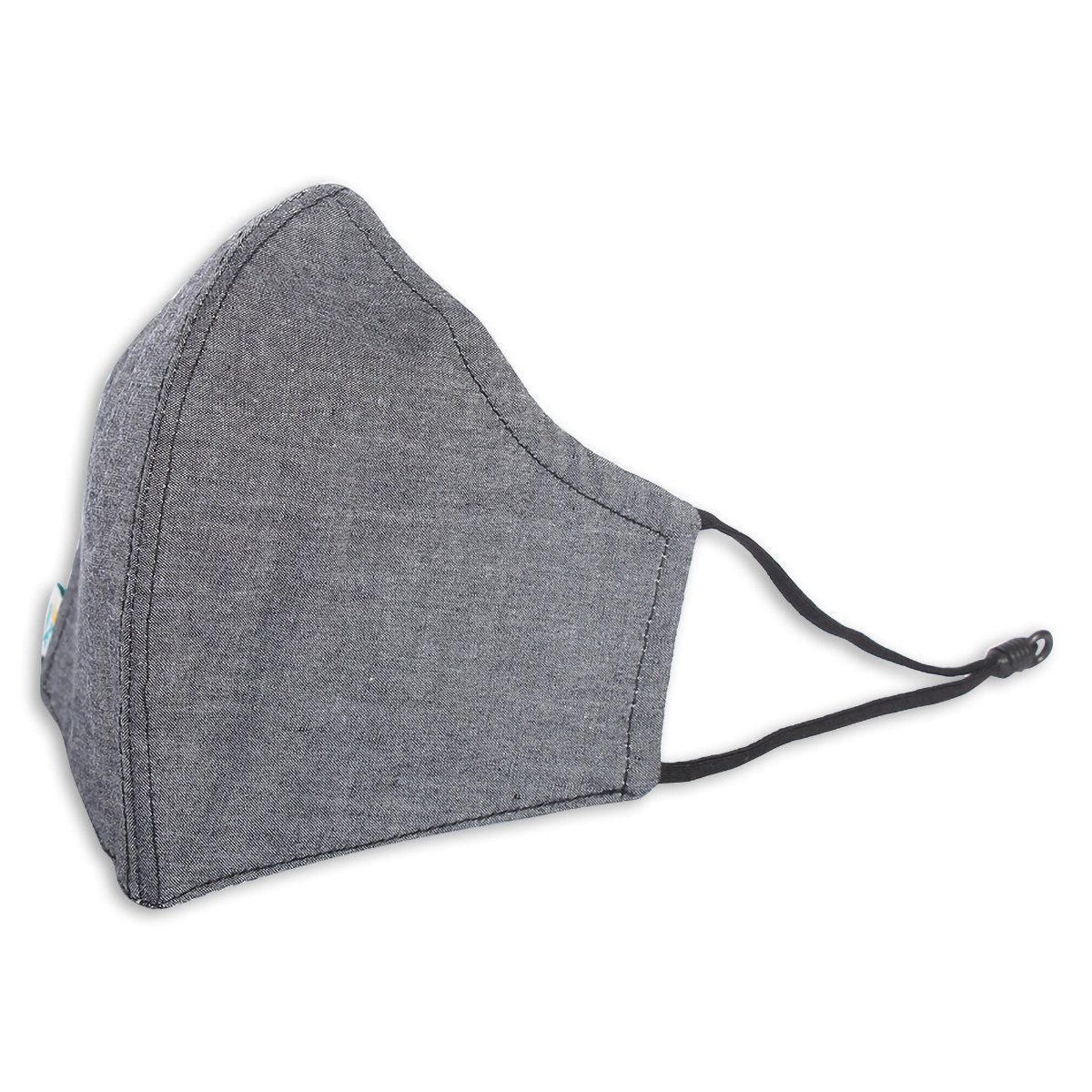 Apollo Life Reusable 4ply Grey Face Mask, 2 Count, Pack of 1 Apollo Life Reusable 4ply Grey Face Mask, 2 Count, Pack of 1