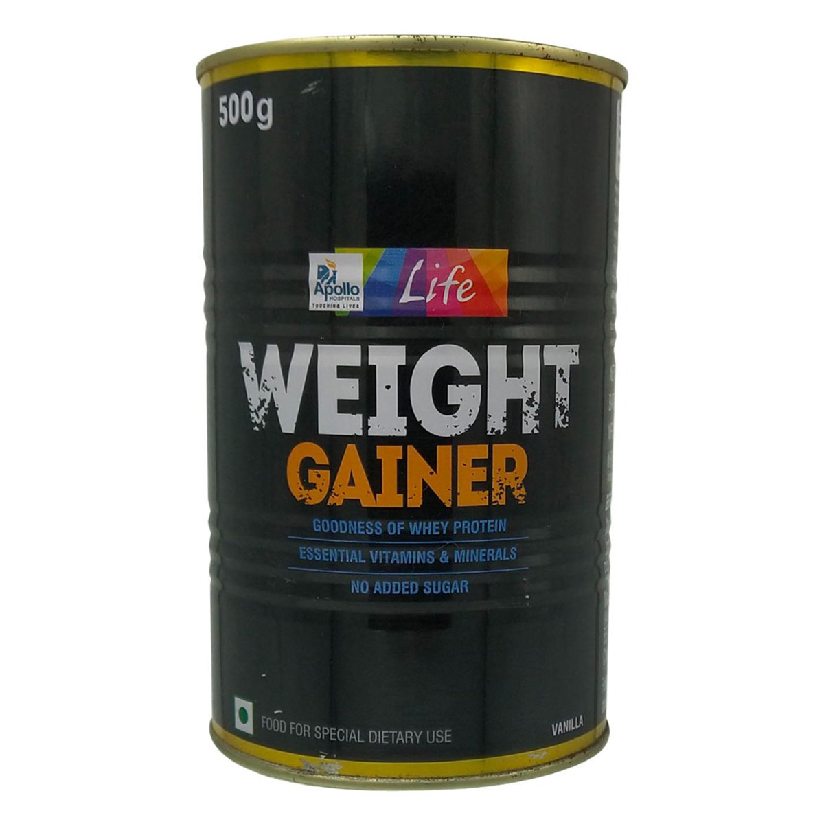 Apollo Life Weight Gainer Vanilla Flavour Powder, 500 gm, Pack of 1 Apollo Life Weight Gainer Vanilla Flavour Powder, 500 gm, Pack of 1
