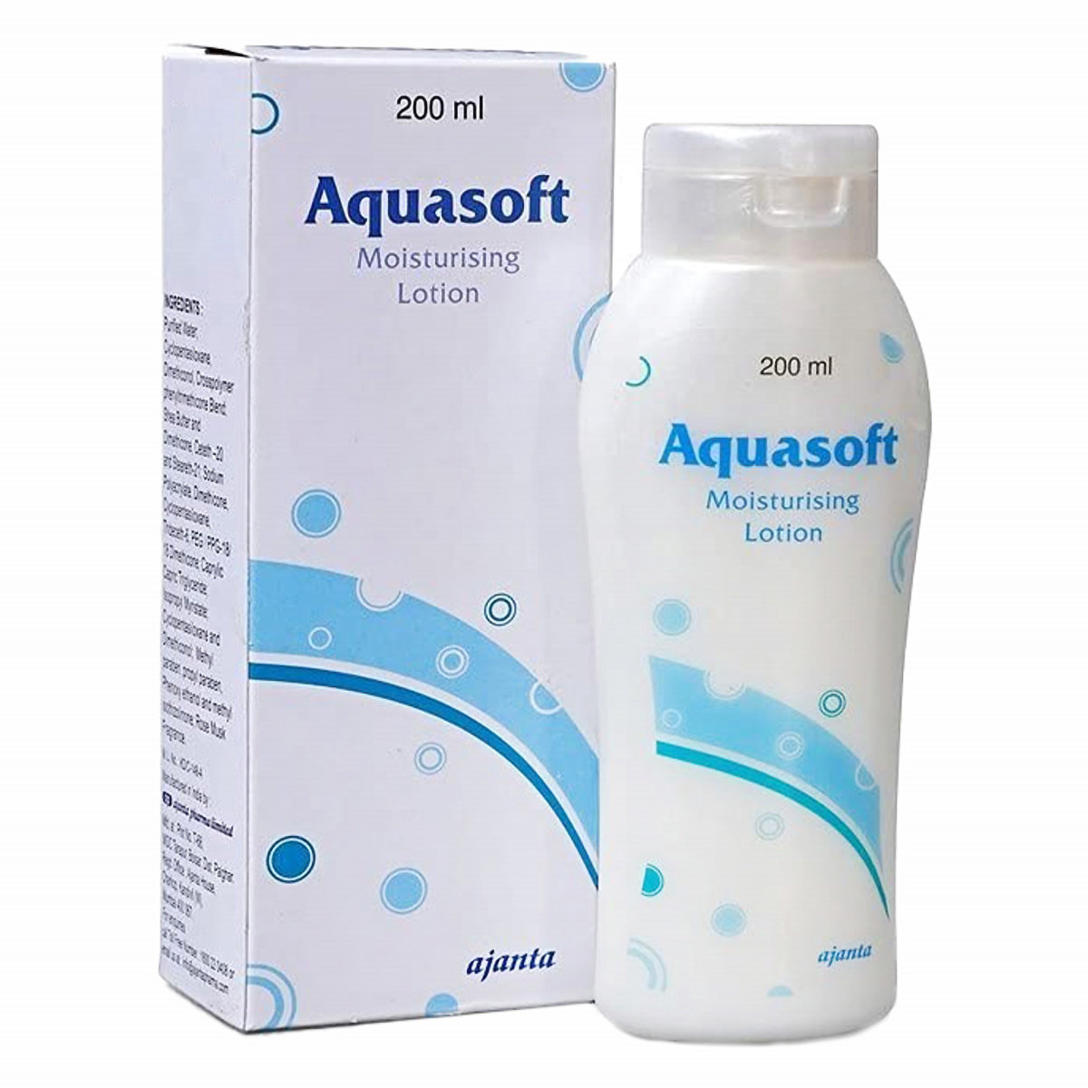 Aquasoft Moisturising Lotion 200 ml | Nourishes Dehydrated Skin | All Season Moisturising Lotion | For All Skin Type, Pack of 1 Aquasoft Moisturising Lotion 200 ml | Nourishes Dehydrated Skin | All Season Moisturising Lotion | For All Skin Type, Pack of 1