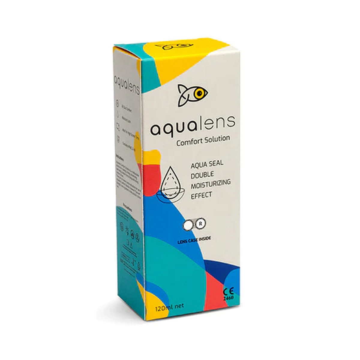 Aqualens Comfort Solution 120 ml | Aquaseal Double Moisturising Effect | For Sensitive & Dry Eyes, Pack of 1 Aqualens Comfort Solution 120 ml | Aquaseal Double Moisturising Effect | For Sensitive & Dry Eyes, Pack of 1