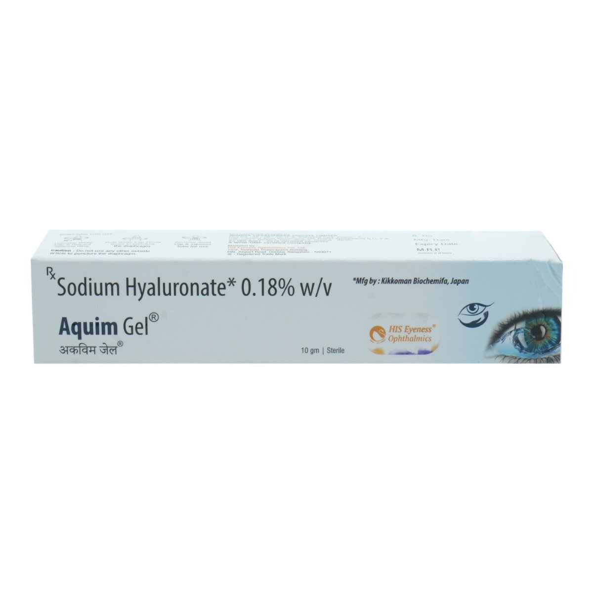 Aquim Gel Eye Drops 10 gm, Pack of 1 Eye Drops Aquim Gel Eye Drops 10 gm, Pack of 1 Eye Drops