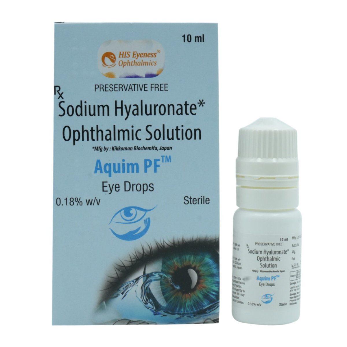 Aquim Pf 0.18% W/V Eye Drops 10 ml, Pack of 1 Eye Drops Aquim Pf 0.18% W/V Eye Drops 10 ml, Pack of 1 Eye Drops