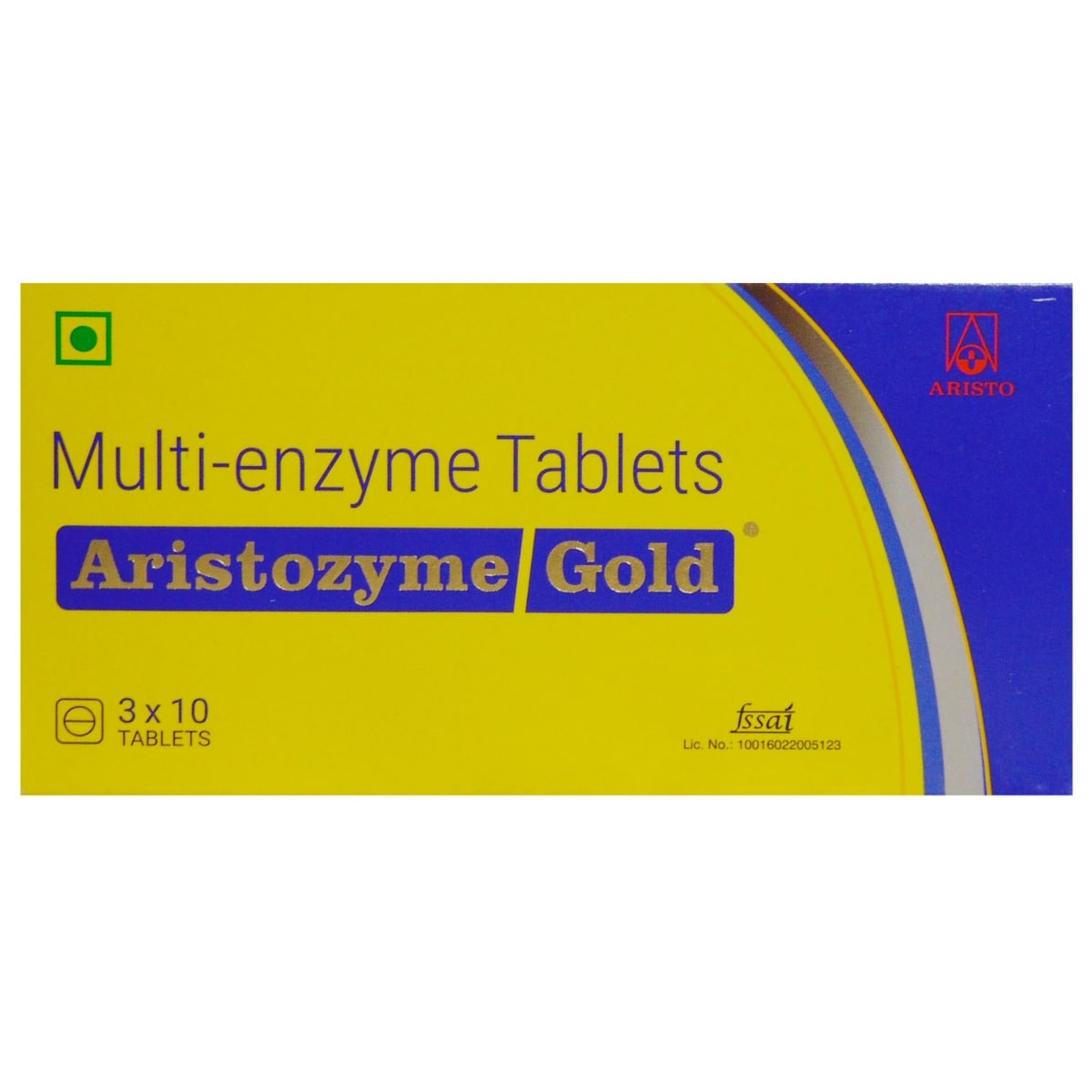 Aristozyme Gold Tablet 10's, Pack of 10 Aristozyme Gold Tablet 10's, Pack of 10
