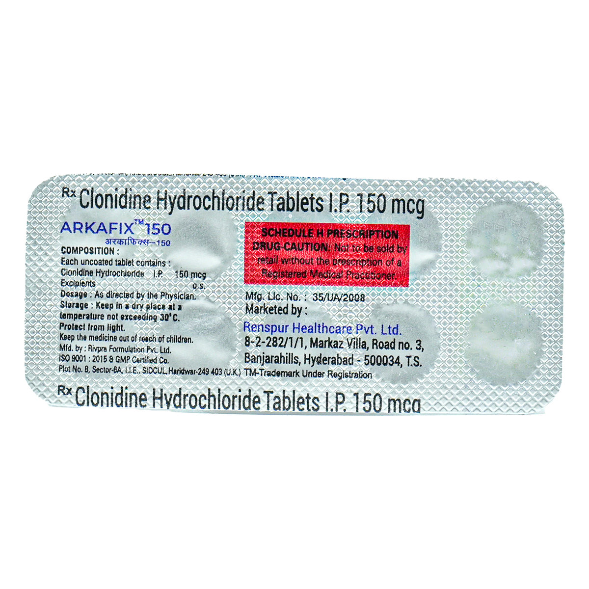 Arkafix 150 Tablet 10's, Pack of 10 TABLETS Arkafix 150 Tablet 10's, Pack of 10 TABLETS