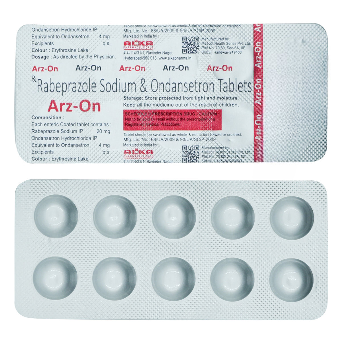 Arz-On Tablet 10's, Pack of 10 Arz-On Tablet 10's, Pack of 10