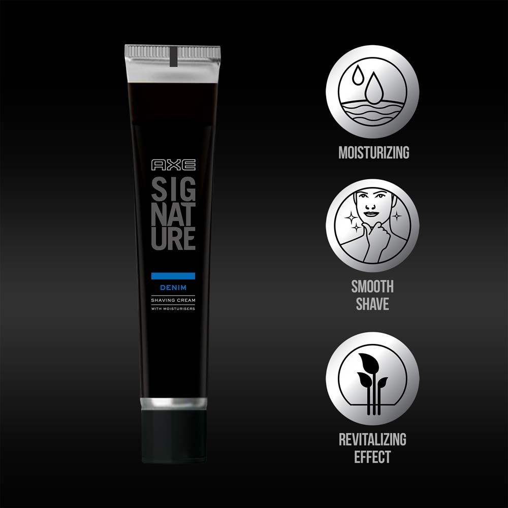 Axe Signature Denim Lather Shaving Cream, 30 gm, Pack of 1 Axe Signature Denim Lather Shaving Cream, 30 gm, Pack of 1