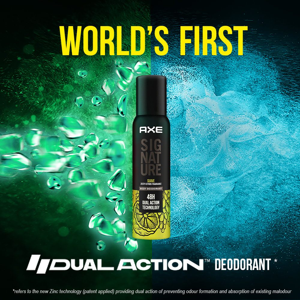 Axe Signature Suave No Gas Body Deodorant for Men, 154 ml, Pack of 1 Axe Signature Suave No Gas Body Deodorant for Men, 154 ml, Pack of 1