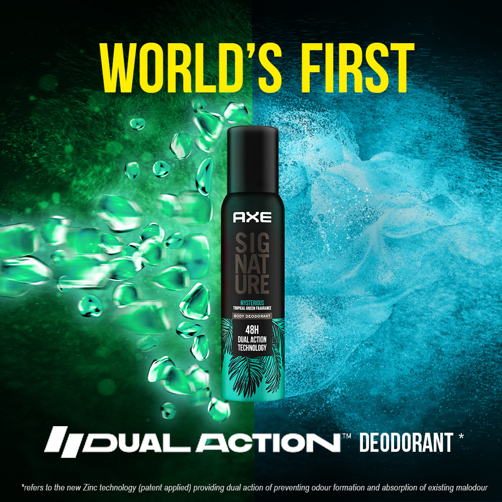 Axe Signature Mysterious No Gas Body Deodorant for Men, 154 ml, Pack of 1 Axe Signature Mysterious No Gas Body Deodorant for Men, 154 ml, Pack of 1