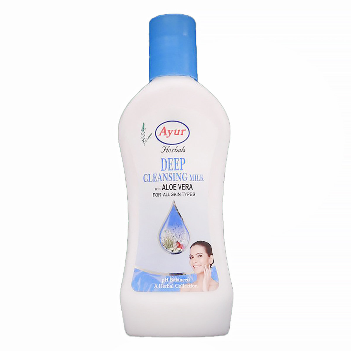 Ayur Herbal Deep Pore Cleansing Milk 100 ml | With Aloe Vera | Remove Dirt, Makeup | Gives Clear & Health Skin | pH Balancedd | For All Skin Type, Pack of 1 Ayur Herbal Deep Pore Cleansing Milk 100 ml | With Aloe Vera | Remove Dirt, Makeup | Gives Clear & Health Skin | pH Balancedd | For All Skin Type, Pack of 1