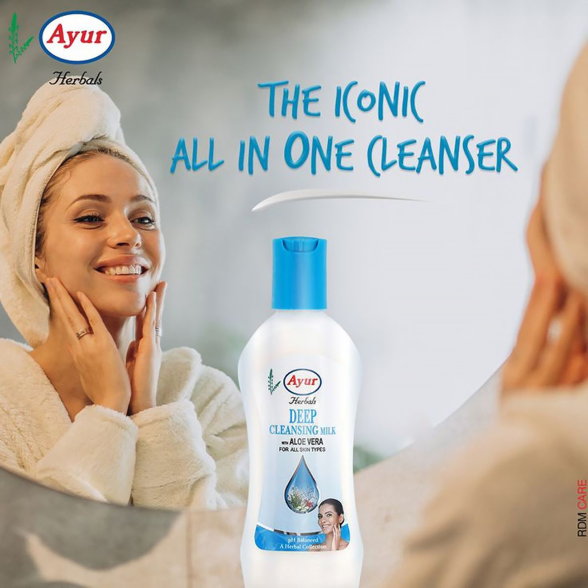 Ayur Herbal Deep Pore Cleansing Milk 100 ml | With Aloe Vera | Remove Dirt, Makeup | Gives Clear & Health Skin | pH Balancedd | For All Skin Type, Pack of 1 Ayur Herbal Deep Pore Cleansing Milk 100 ml | With Aloe Vera | Remove Dirt, Makeup | Gives Clear & Health Skin | pH Balancedd | For All Skin Type, Pack of 1