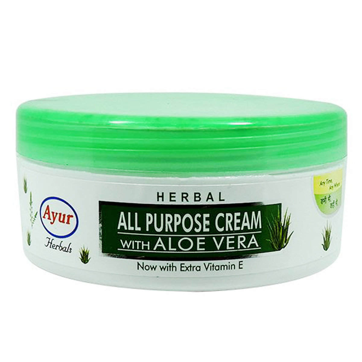 Ayur Herbal All Purpose Cream With Aloe Vera 80 gm | Aloe Vera & Extra Vitamin E | Removes Suntan | Unclogs Pore | Keep Skin Glowing In All Weather Conditions | For Dry Skin, Pack of 1 Ayur Herbal All Purpose Cream With Aloe Vera 80 gm | Aloe Vera & Extra Vitamin E | Removes Suntan | Unclogs Pore | Keep Skin Glowing In All Weather Conditions | For Dry Skin, Pack of 1