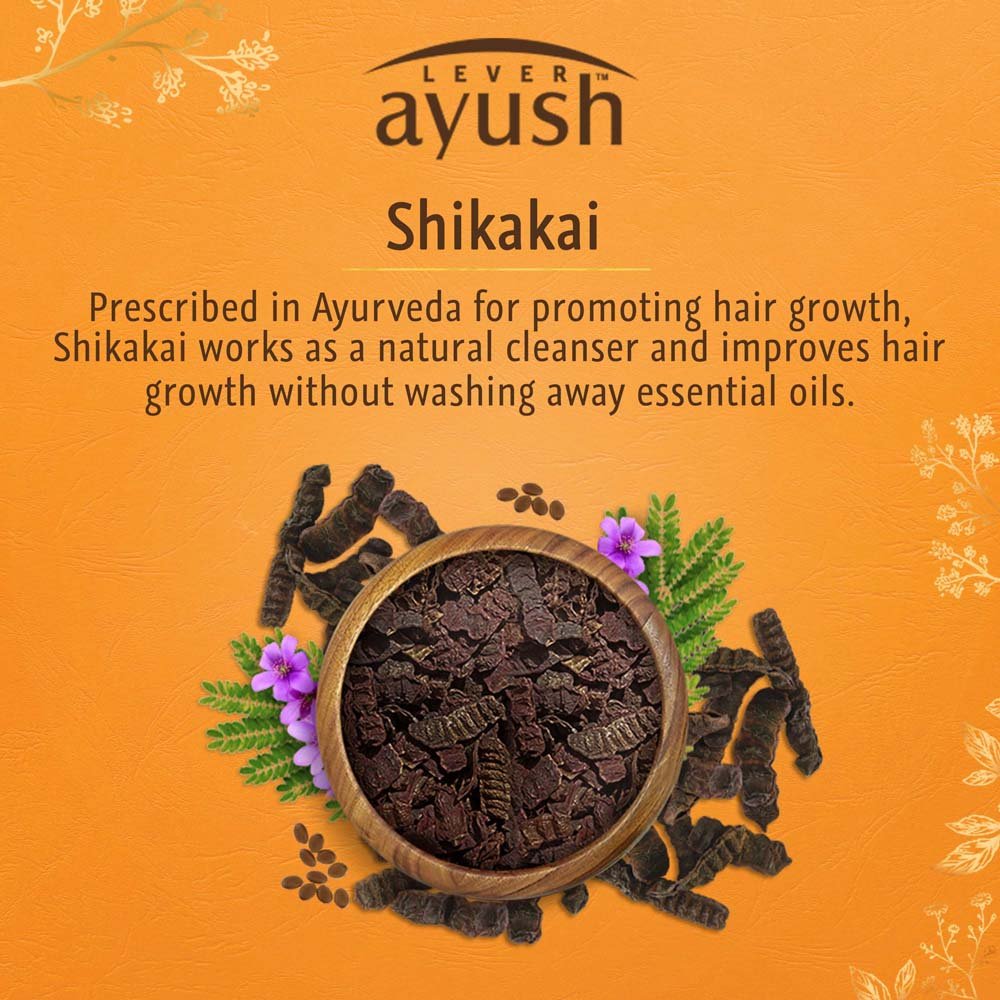 Lever Ayush Thick & Long Growth Shikakai Shampoo, 175 ml, Pack of 1 Lever Ayush Thick & Long Growth Shikakai Shampoo, 175 ml, Pack of 1