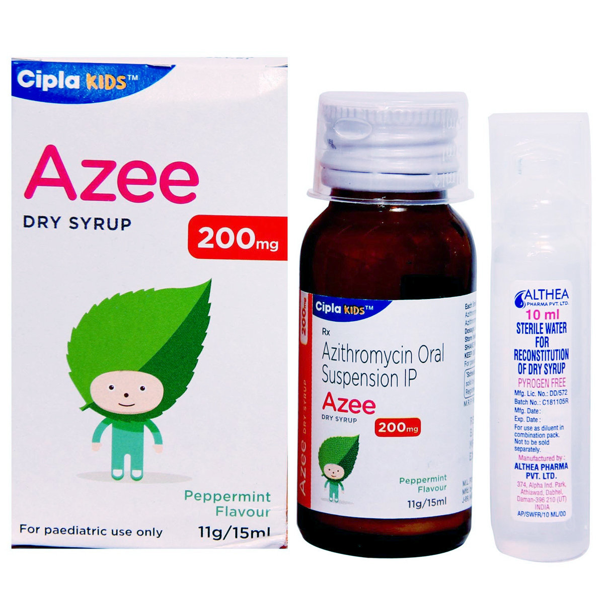 Azee 200mg Dry Syrup 15 ml, Pack of 1 Dry Syrup Azee 200mg Dry Syrup 15 ml, Pack of 1 Dry Syrup