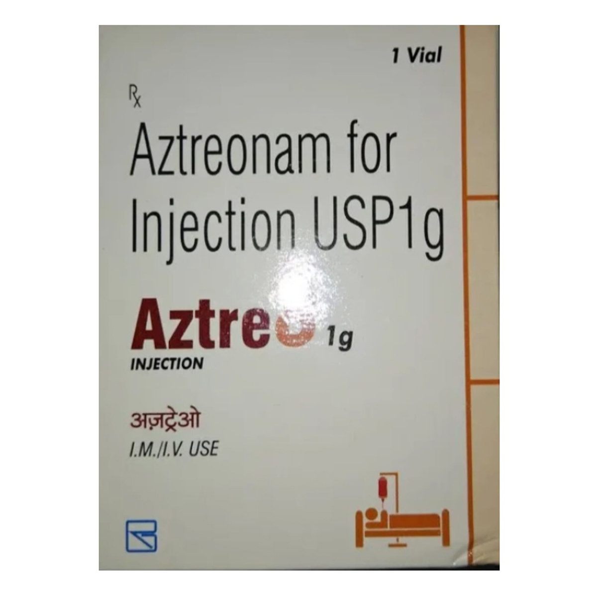 AZTREO INJECTION 1GM, Pack of 1 INJECTION AZTREO INJECTION 1GM, Pack of 1 INJECTION