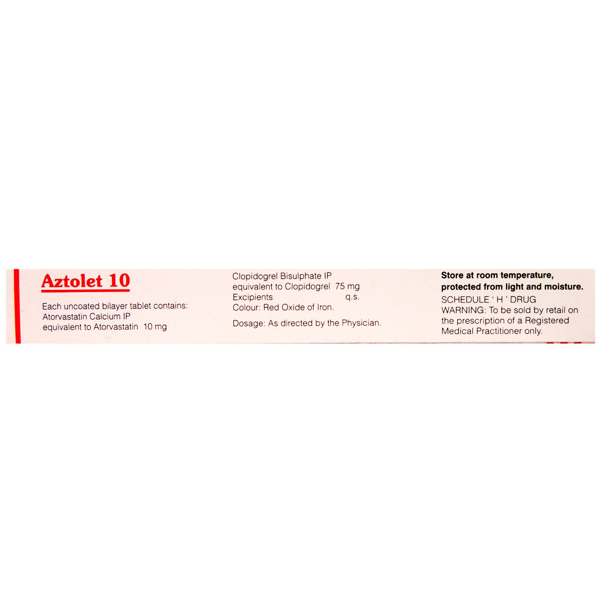 Aztolet 10 Tablet 10's, Pack of 10 TABLETS Aztolet 10 Tablet 10's, Pack of 10 TABLETS