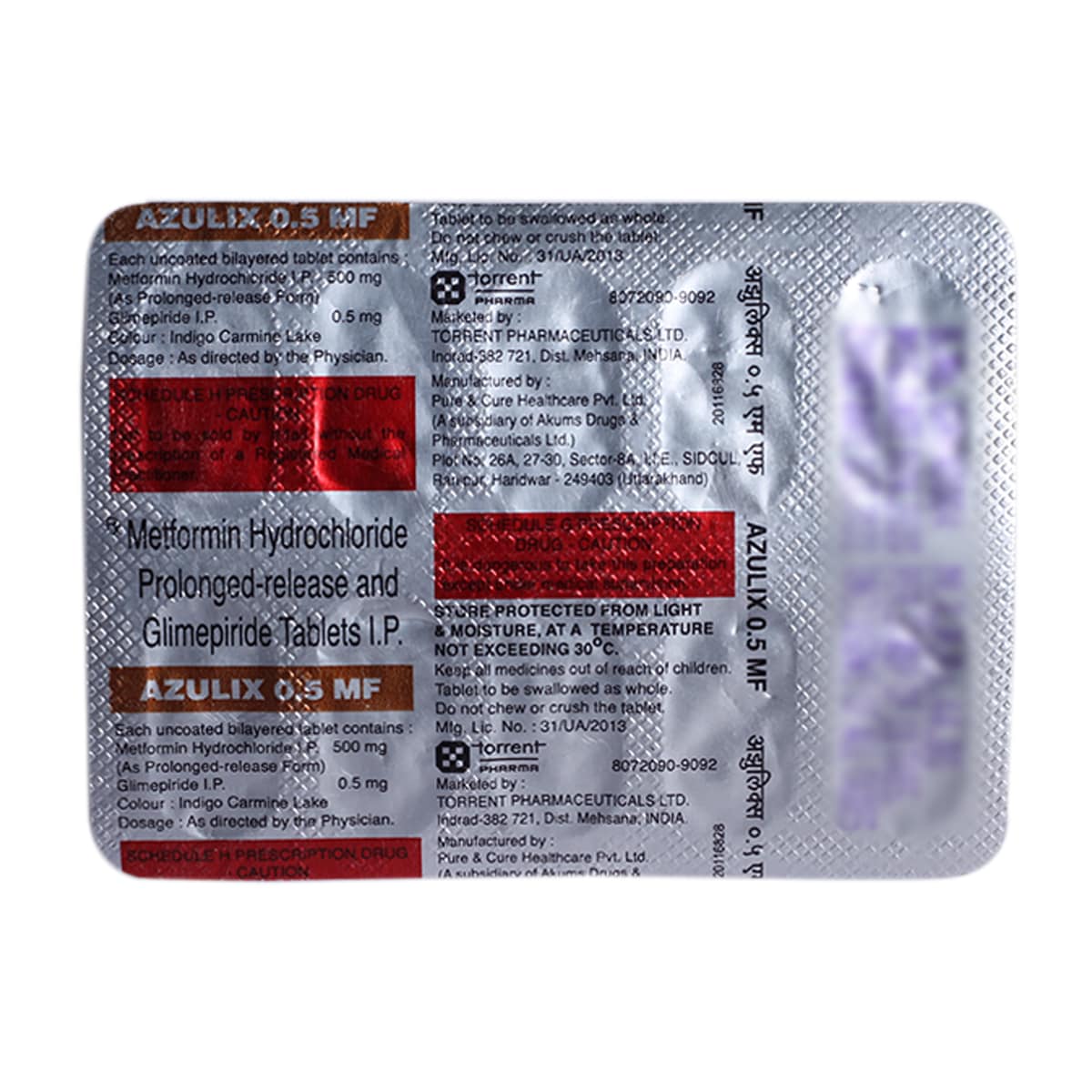 Azulix 0.5 MF Tablet 10's, Pack of 10 TABLETS Azulix 0.5 MF Tablet 10's, Pack of 10 TABLETS