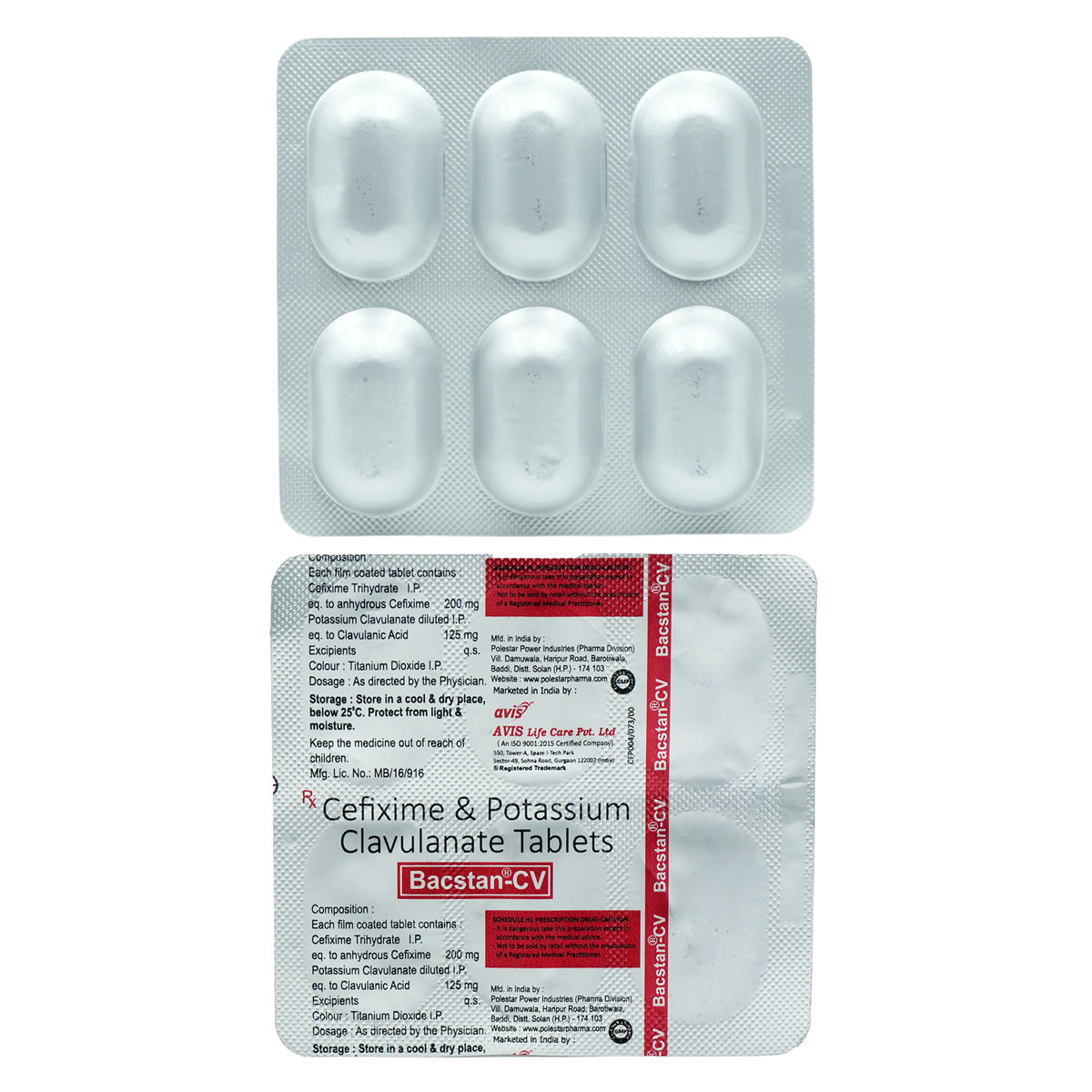 BACSTAN CV TABLET, Pack of 6 TABLETS BACSTAN CV TABLET, Pack of 6 TABLETS