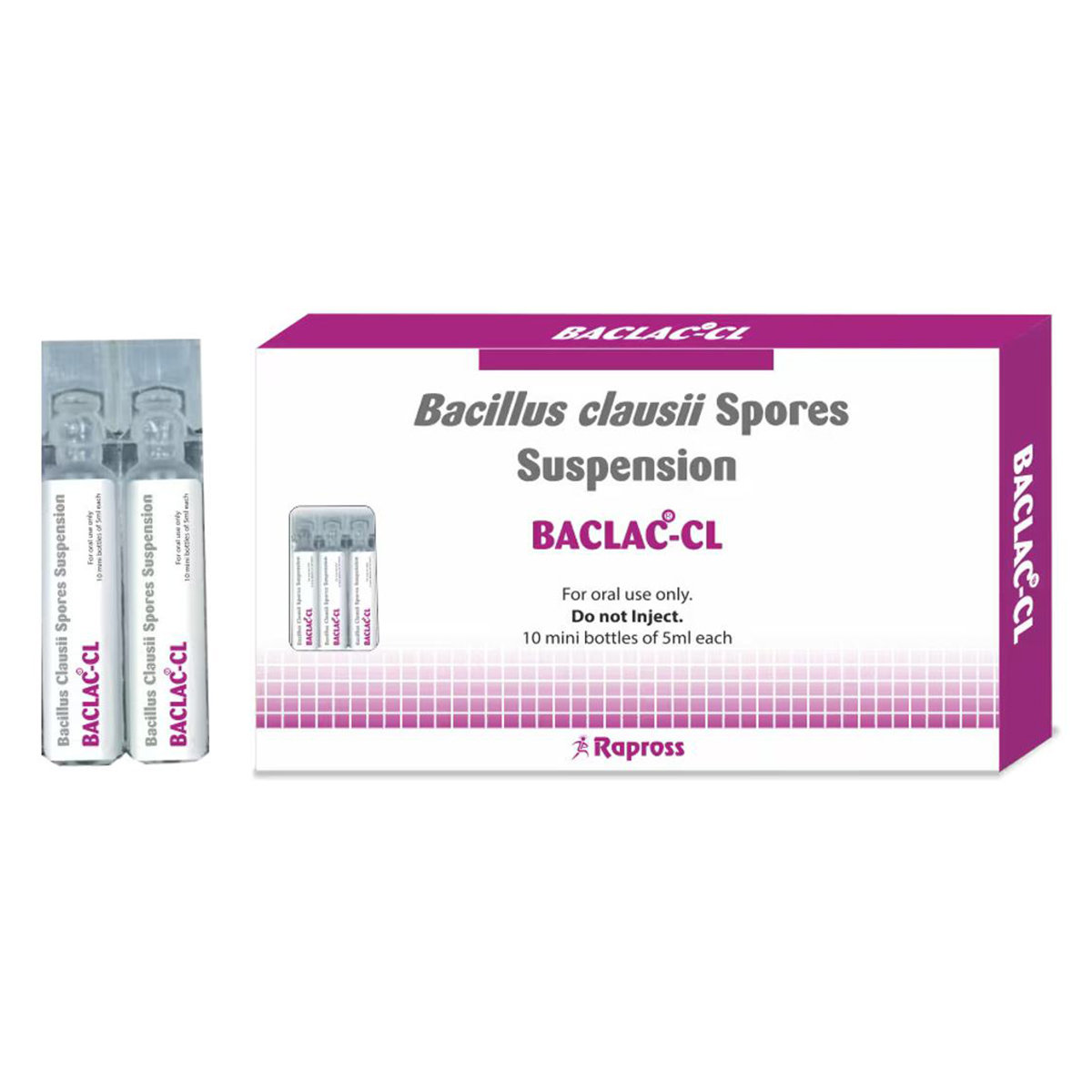 Baclac-Cl 2billionspores Susp 5ml, Pack of 1 LIQUID Baclac-Cl 2billionspores Susp 5ml, Pack of 1 LIQUID