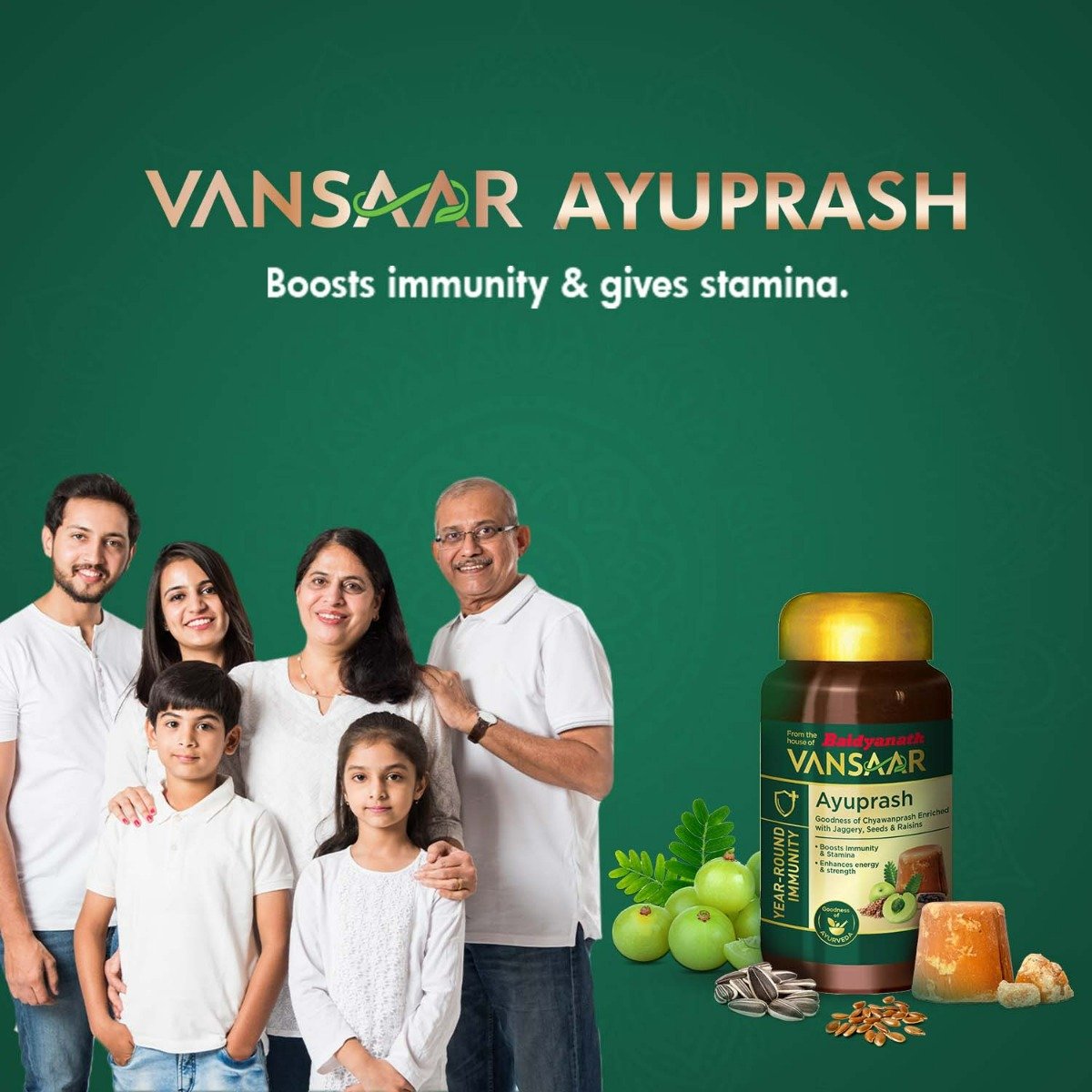 Baidyanath Vansaar Ayuprash Chyawanprash, 500 gm, Pack of 1 Baidyanath Vansaar Ayuprash Chyawanprash, 500 gm, Pack of 1