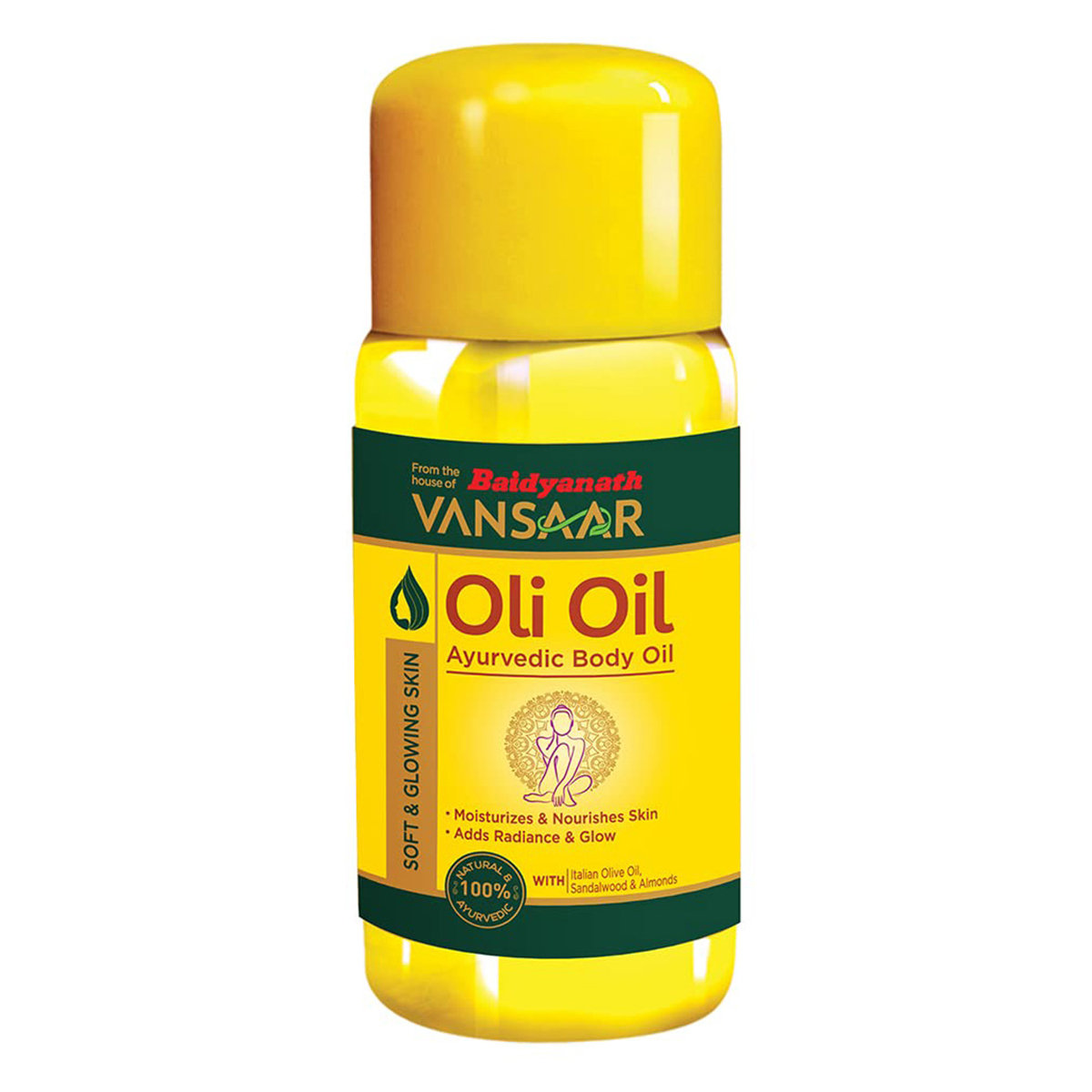 Baidyanath Oli Oil 200 ml | With Italian Olive Oil, Sandal & Almonds | For Soft & Glowing Skin | Moisturises & Nourishes The Skin, Pack of 1 Baidyanath Oli Oil 200 ml | With Italian Olive Oil, Sandal & Almonds | For Soft & Glowing Skin | Moisturises & Nourishes The Skin, Pack of 1
