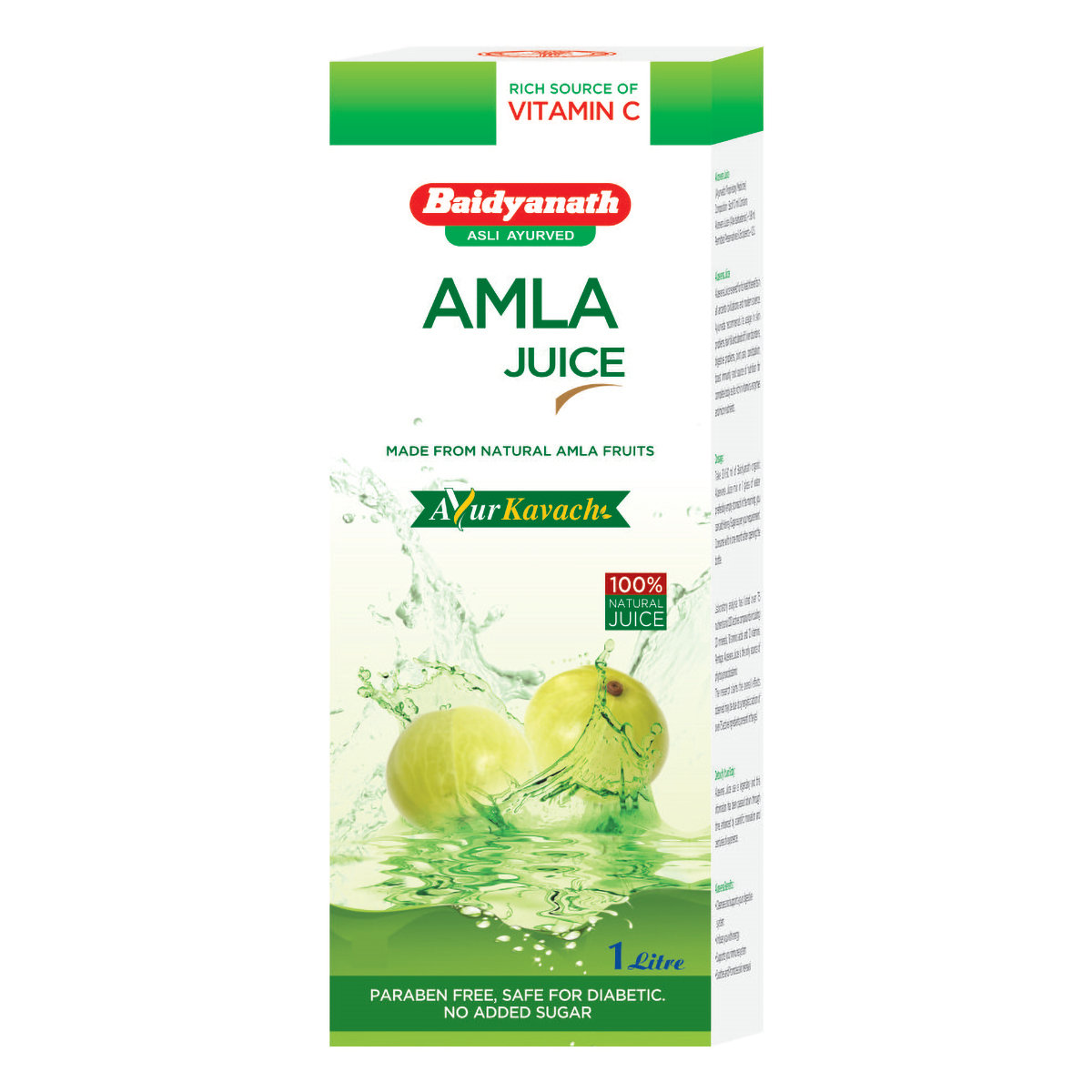 Baidyanath (Nagpur) Amla Juice, 1 Litre, Pack of 1 Baidyanath (Nagpur) Amla Juice, 1 Litre, Pack of 1