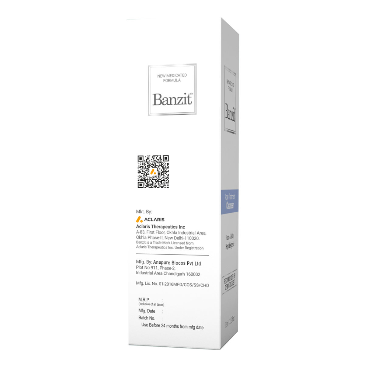 Banzit Cleanser 75 ml, Pack of 1 Banzit Cleanser 75 ml, Pack of 1