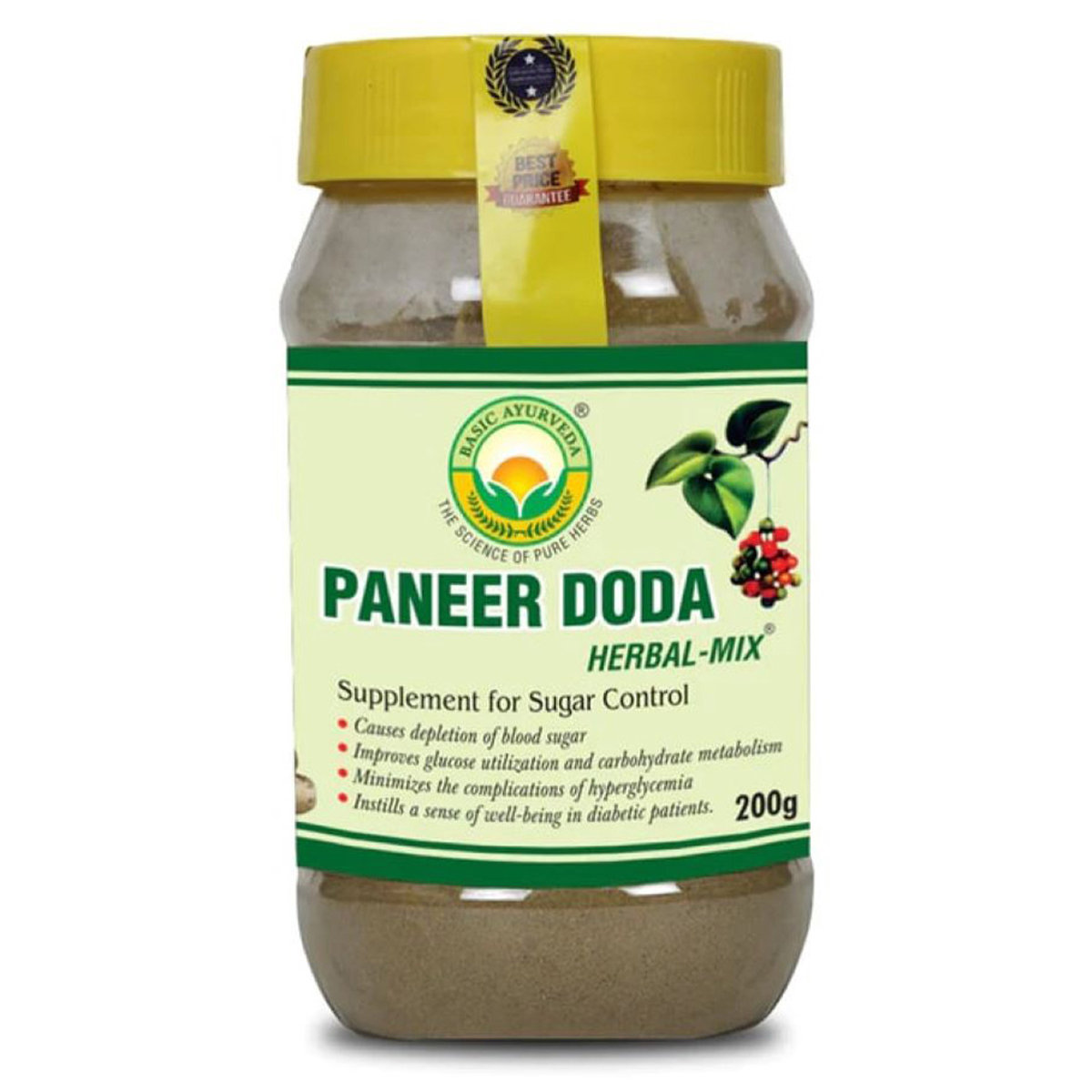 Basic Ayurveda Paneer Doda Herbal Mix Powder, 200 gm, Pack of 1 Basic Ayurveda Paneer Doda Herbal Mix Powder, 200 gm, Pack of 1