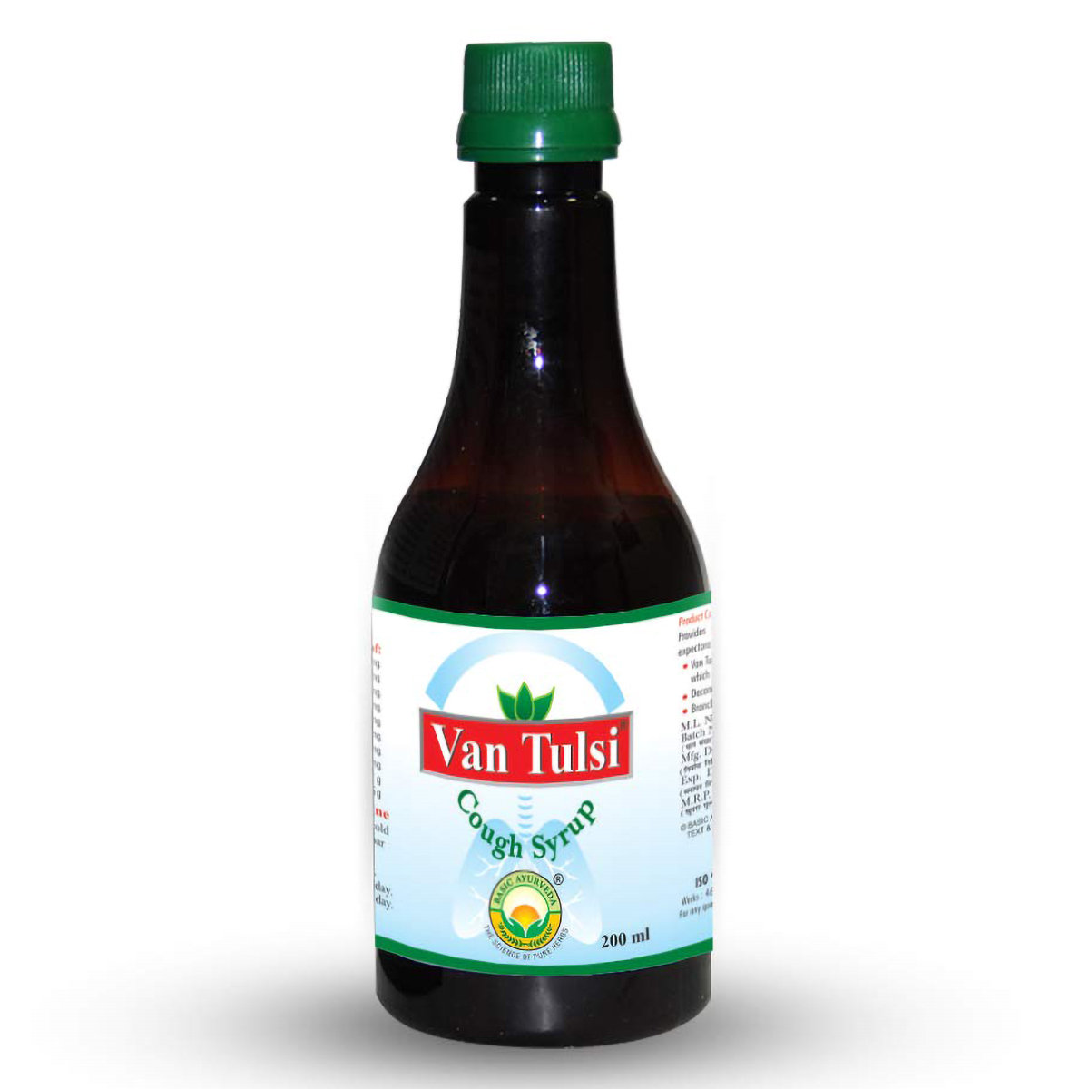 Basic Ayurveda Van Tulsi Cough Syrup, 200 ml, Pack of 1 Basic Ayurveda Van Tulsi Cough Syrup, 200 ml, Pack of 1