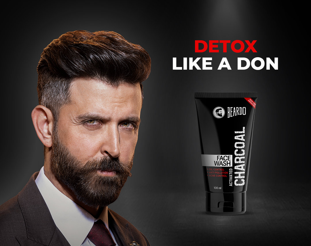 Beardo Activated Charcoal Face Wash 100 ml | Activaed Charcaol, Aloe Vera | Controls Excess Oil | Fight Acne | deeply Detoxify | For Men | For All Skin Type, Pack of 1 Beardo Activated Charcoal Face Wash 100 ml | Activaed Charcaol, Aloe Vera | Controls Excess Oil | Fight Acne | deeply Detoxify | For Men | For All Skin Type, Pack of 1