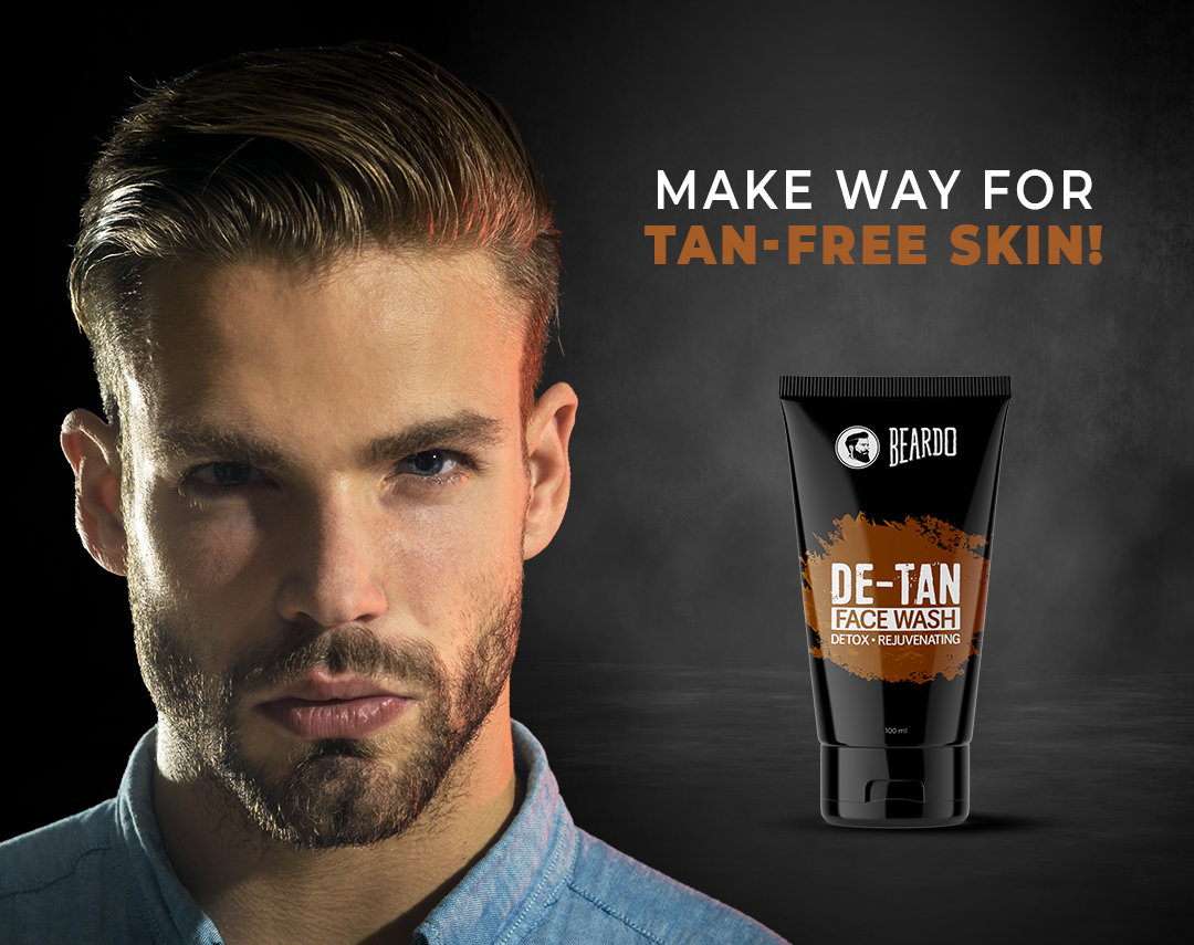 Beardo De-Tan Face Wash 100 ml | Aloe Vera & Vitamin E | Removes Tan & Dead Cells | Deeply Cleanse | Keep Skin Soft & Moisturized | For Men, Pack of 1 Beardo De-Tan Face Wash 100 ml | Aloe Vera & Vitamin E | Removes Tan & Dead Cells | Deeply Cleanse | Keep Skin Soft & Moisturized | For Men, Pack of 1