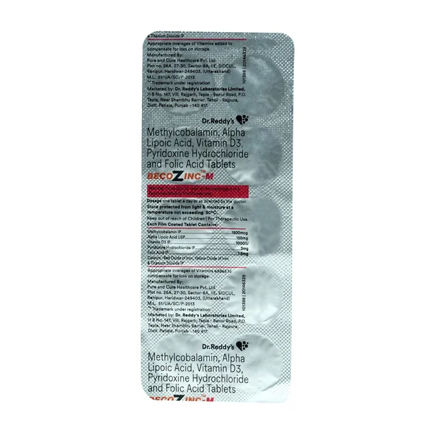 Becozinc-M Tablet 10's, Pack of 10