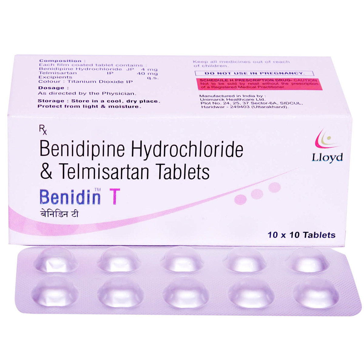Benidin T Tablet 10's, Pack of 10 TabletS Benidin T Tablet 10's, Pack of 10 TabletS