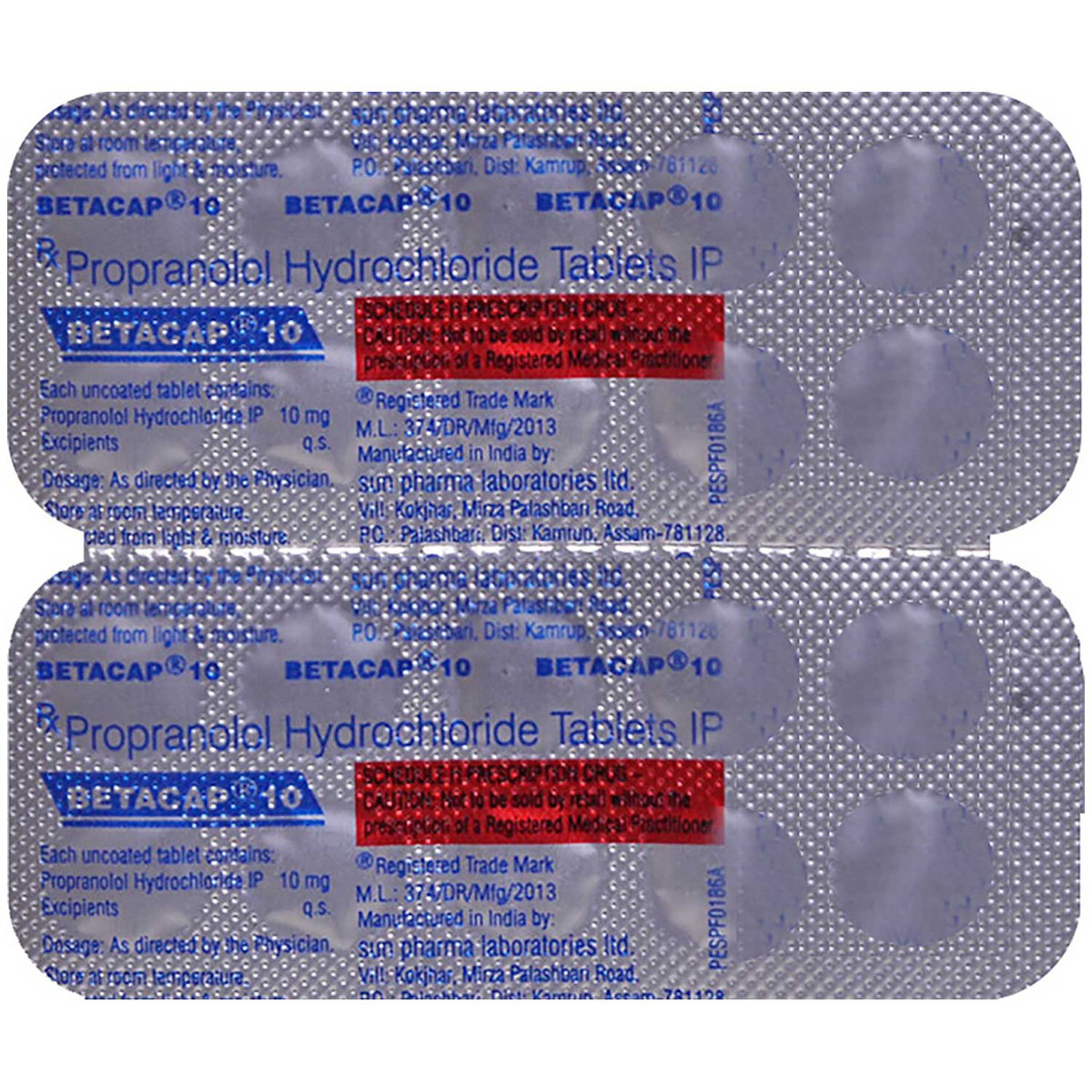 Betacap 10 Tablet 10's, Pack of 10 TABLETS Betacap 10 Tablet 10's, Pack of 10 TABLETS