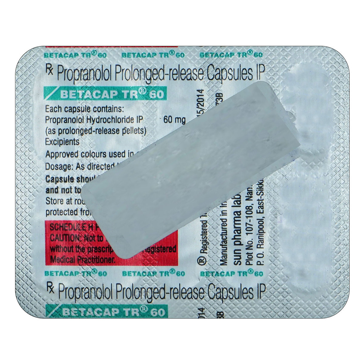 Betacap TR 60 Capsule 10's, Pack of 10 CAPSULES Betacap TR 60 Capsule 10's, Pack of 10 CAPSULES