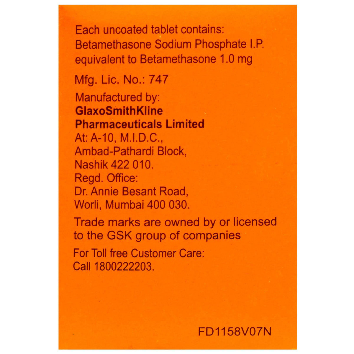 Betnesol Forte Tablet 20's, Pack of 20 TABLETS Betnesol Forte Tablet 20's, Pack of 20 TABLETS