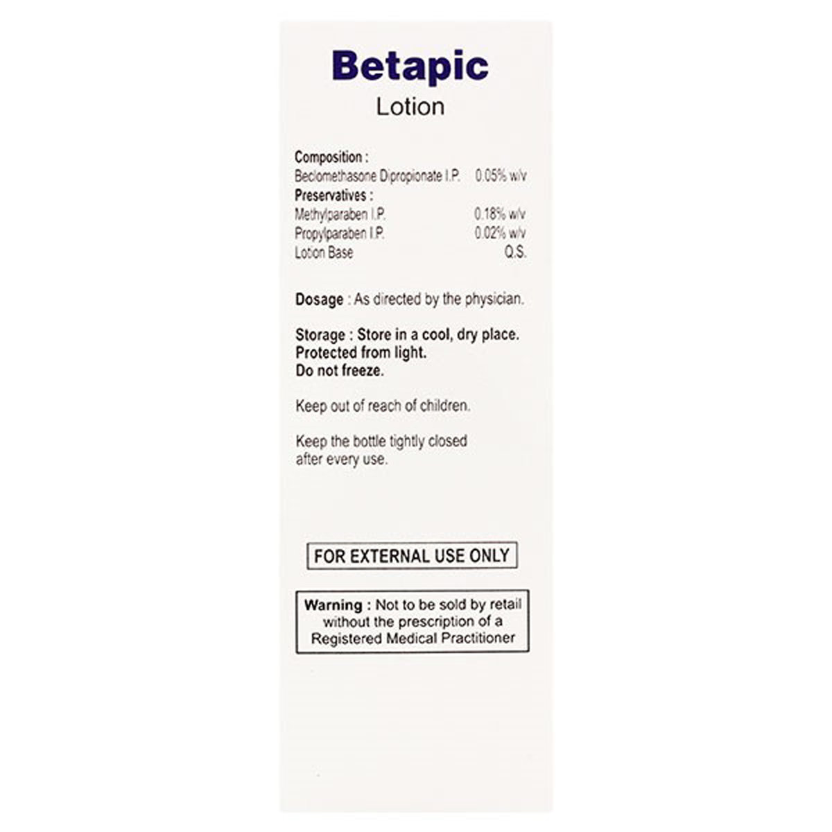 Betapic Lotion 30 ml, Pack of 1 LOTION Betapic Lotion 30 ml, Pack of 1 LOTION