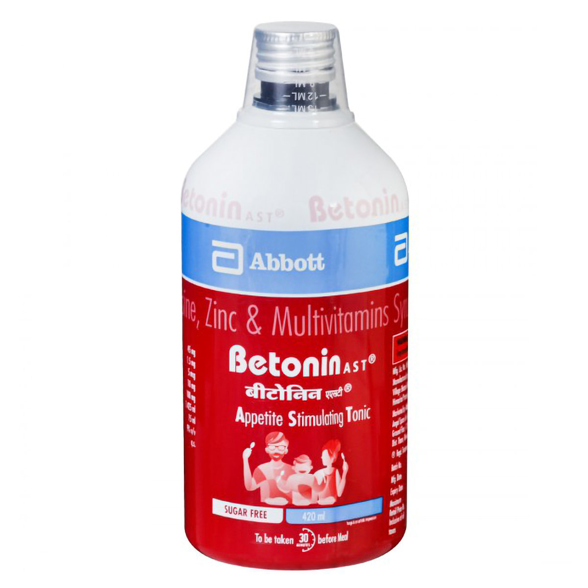 Betonin AST Sugar Free Syrup 420 ml, Pack of 1 Syrup Betonin AST Sugar Free Syrup 420 ml, Pack of 1 Syrup