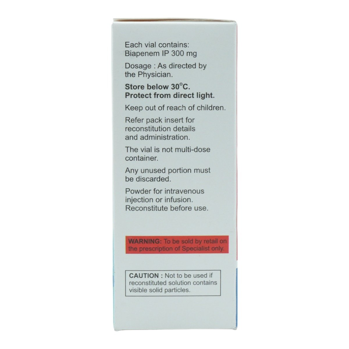 Biapride 300 mg Injection 1's, Pack of 1 Injection Biapride 300 mg Injection 1's, Pack of 1 Injection