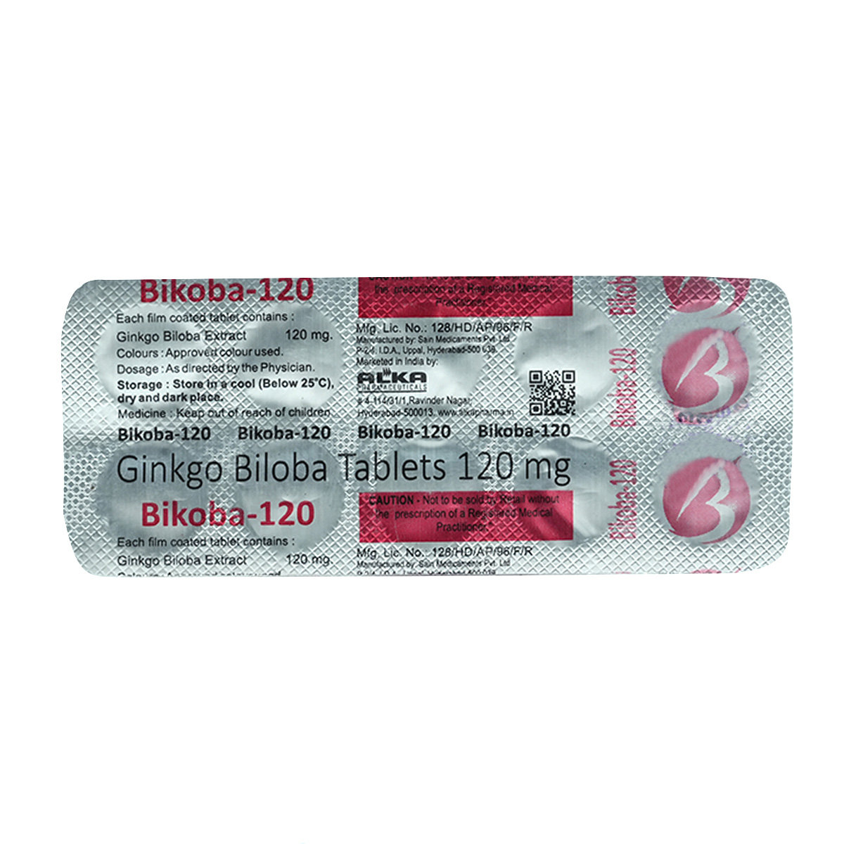 Bikoba-120 Tablet 10's, Pack of 10 TabletS Bikoba-120 Tablet 10's, Pack of 10 TabletS