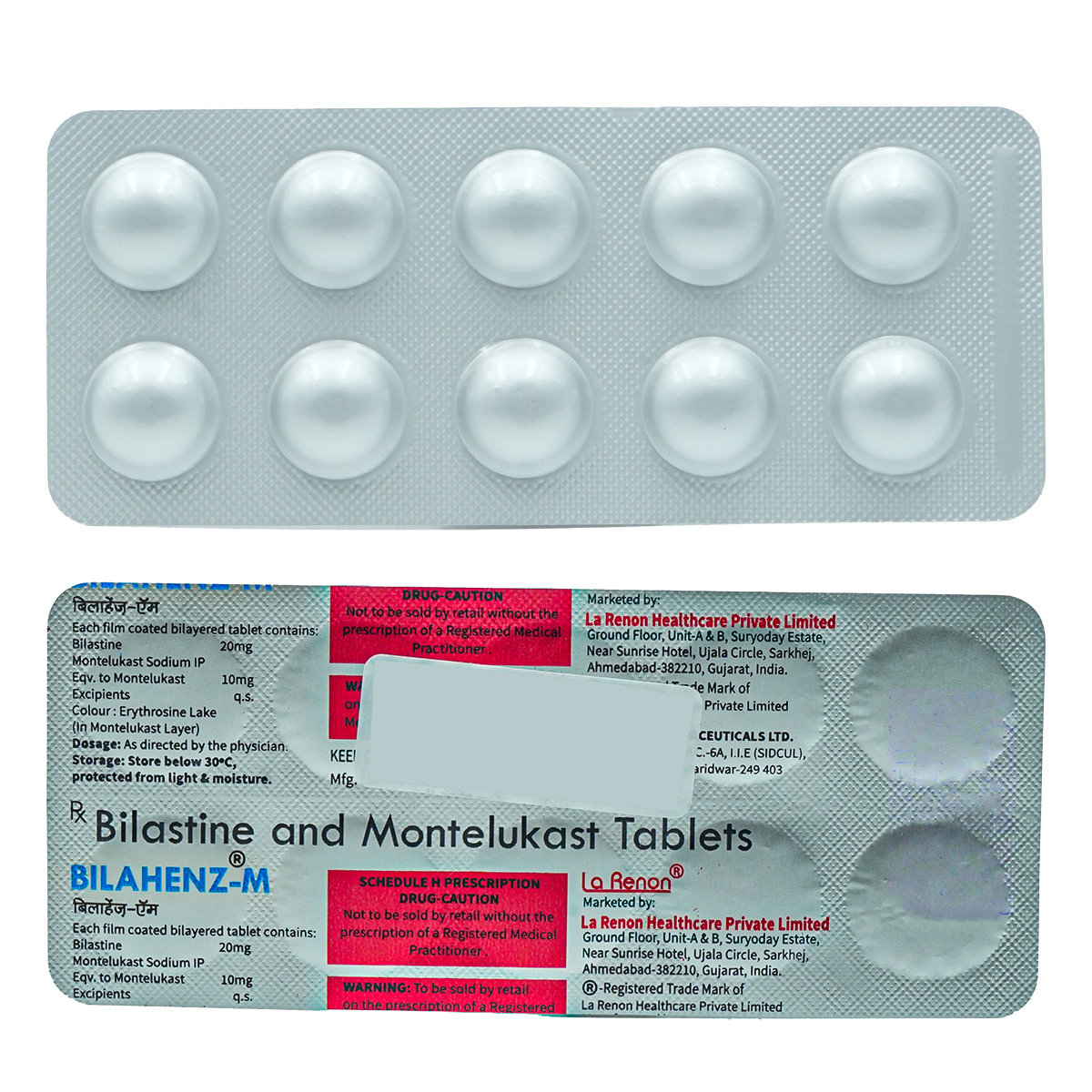 Bilahenz-M Tablet 10's, Pack of 10 TabletS Bilahenz-M Tablet 10's, Pack of 10 TabletS