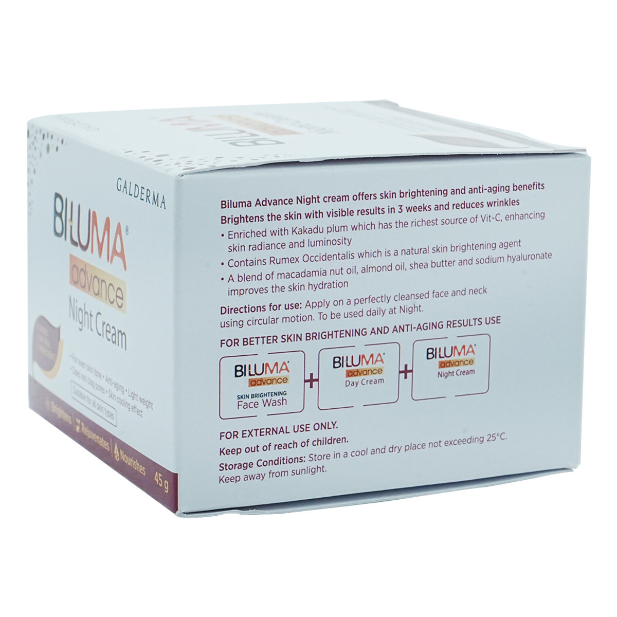 Biluma Advance Night Cream 45 gm, Pack of 1 Biluma Advance Night Cream 45 gm, Pack of 1