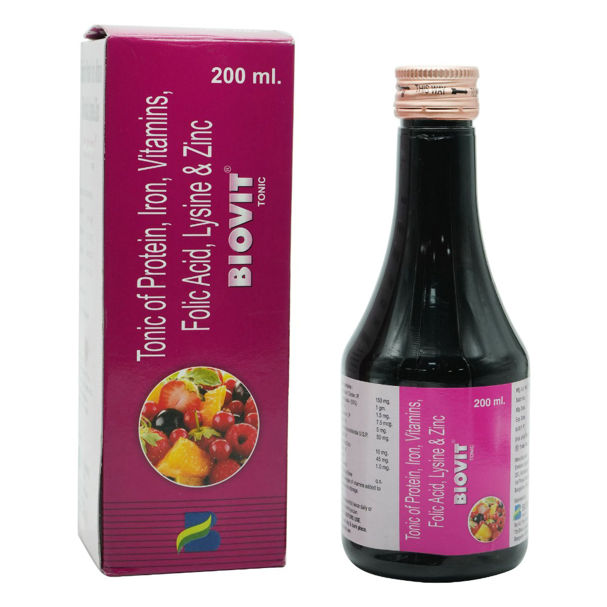 Biovit Syrup, 200 ml, Pack of 1 Biovit Syrup, 200 ml, Pack of 1