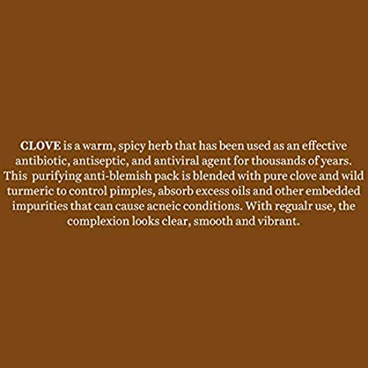 Biotique Bio Clove Purifying Anti-Blemish Face Pack 75 gm | Clove Oil | Reduces Acne & Blemishes | Controls Excess Oil | Give Vibrant & Smooth Skin | For Oily & Acne Prone Skin, Pack of 1 Biotique Bio Clove Purifying Anti-Blemish Face Pack 75 gm | Clove Oil | Reduces Acne & Blemishes | Controls Excess Oil | Give Vibrant & Smooth Skin | For Oily & Acne Prone Skin, Pack of 1