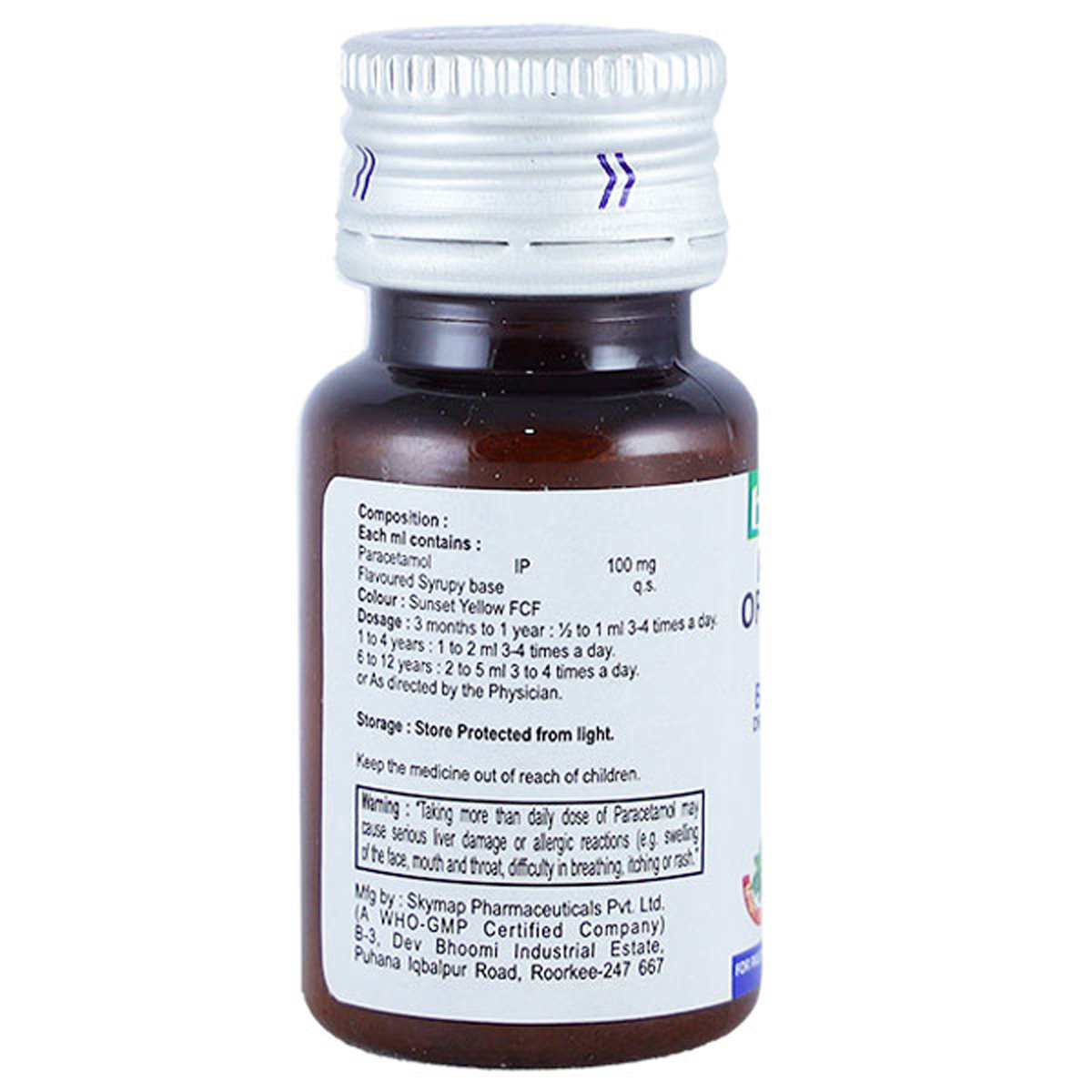 Biocetamol Syrup 15 ml, Pack of 1 SYRUP Biocetamol Syrup 15 ml, Pack of 1 SYRUP