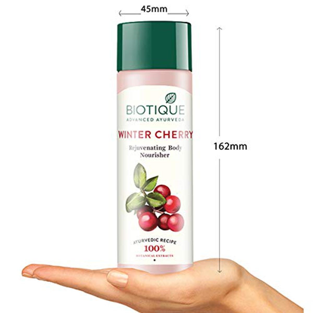 Biotique Winter Cherry Rejuvenating Body Lotion 190 ml | Winter Cherry | Helps In Rejuvenating, Nourishing & Moisturising Skin | 100% Botanical Extract | For All Skin Type, Pack of 1 Biotique Winter Cherry Rejuvenating Body Lotion 190 ml | Winter Cherry | Helps In Rejuvenating, Nourishing & Moisturising Skin | 100% Botanical Extract | For All Skin Type, Pack of 1